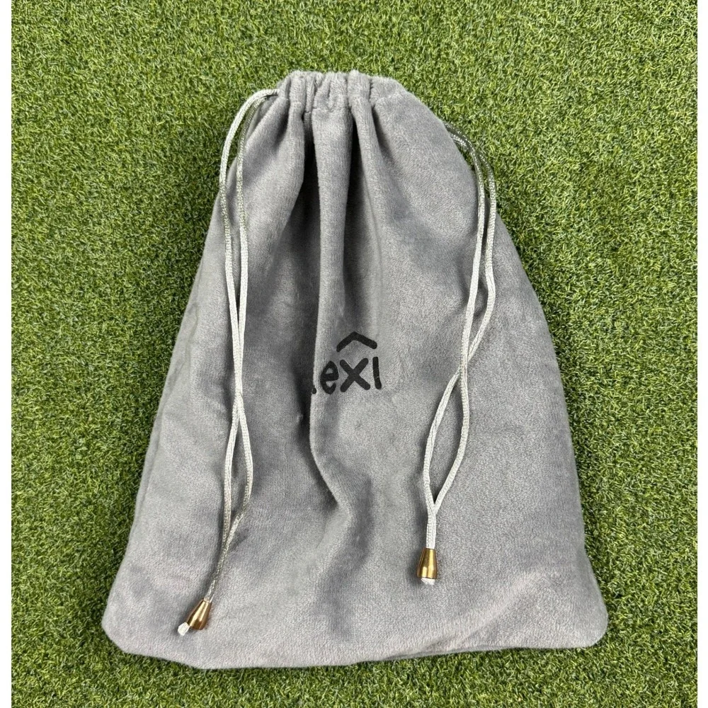 KEXI Gray Velvet Drawstring Jewelry Pouch Storage Travel Dust‎ Bag